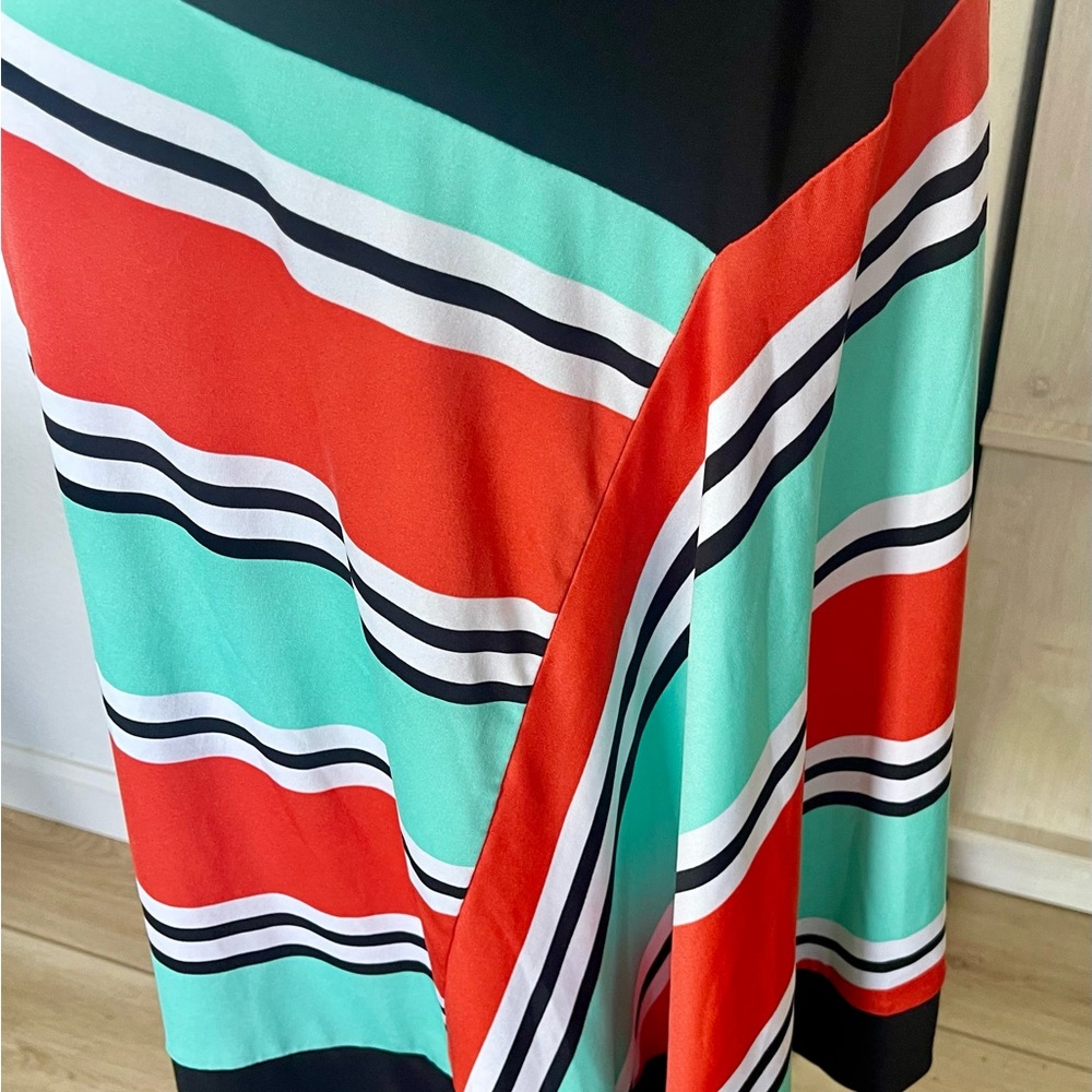 MSK dress size XL. Black with pretty “skirt” orange, turquoise and black. - Picture 7 of 7